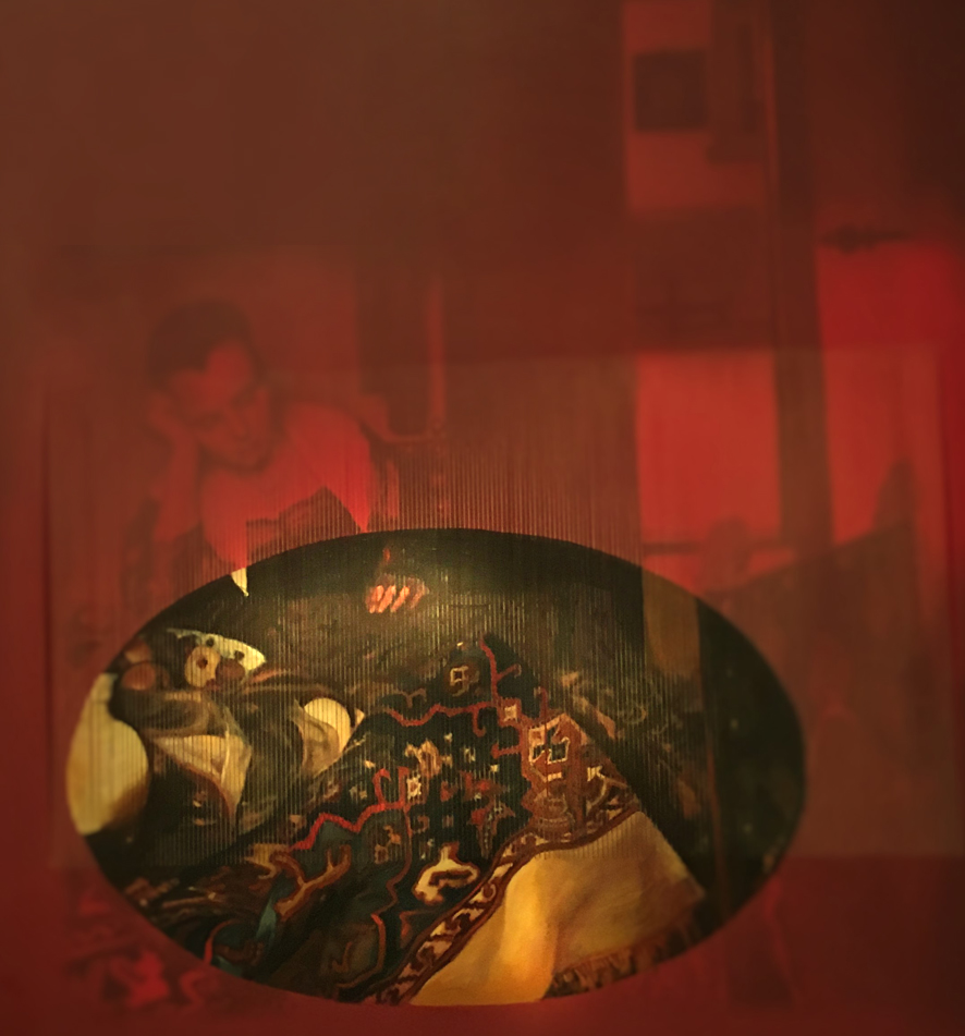 Vermeer ve Anadolu Halısı No III, Tuv.Üz.Karışık Teknik, 2012