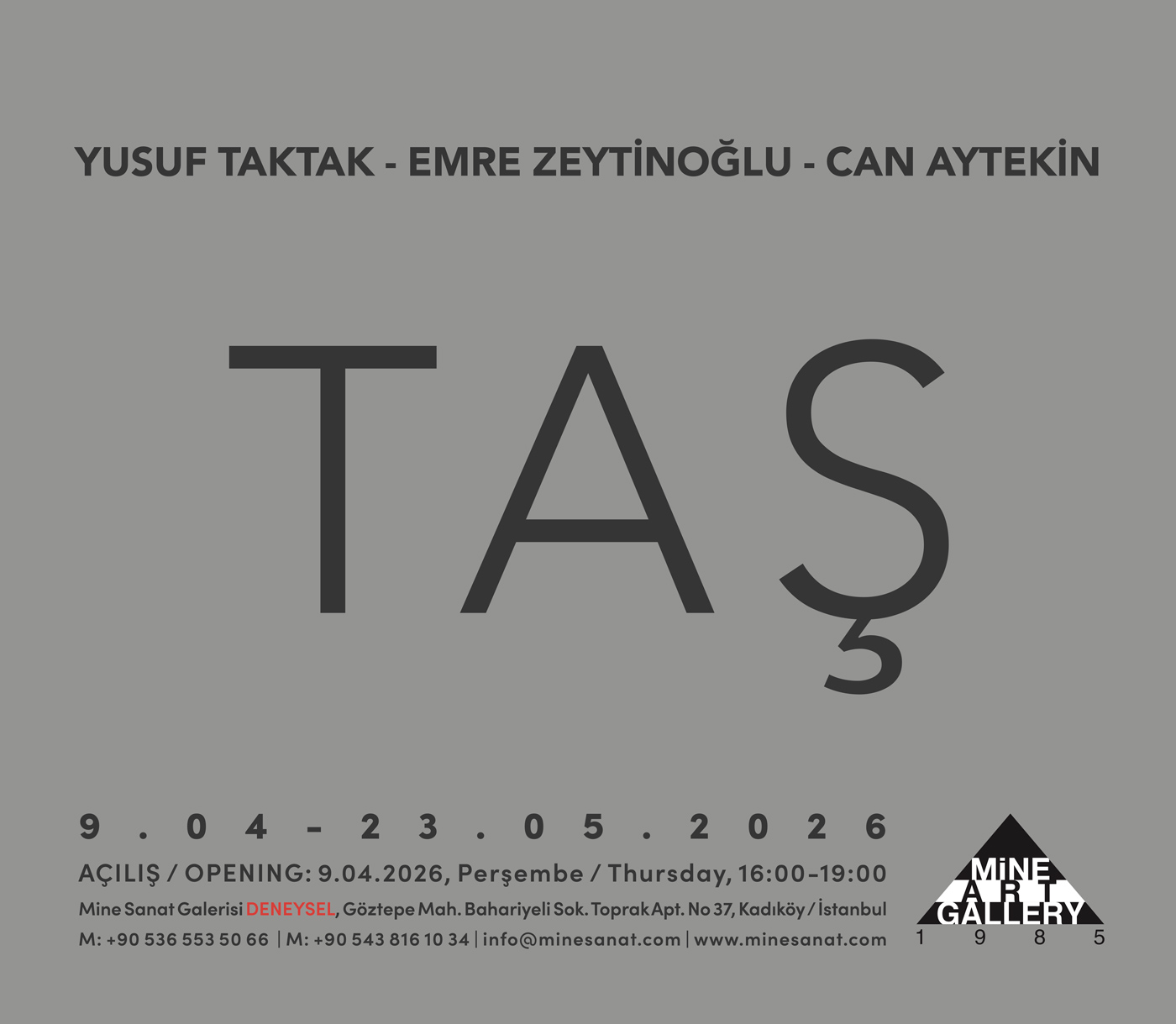 “TAŞ” - Yusuf Taktak, Emre Zeytinoğlu, Can Aytekin